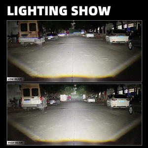 S61 2.5นิ้ว45W Bi โปรเจคเตอร์แสงโดยตรงเลนส์ไฟหน้า LED รถจักรยานยนต์อัตโนมัติเลนส์ - Product Image 6