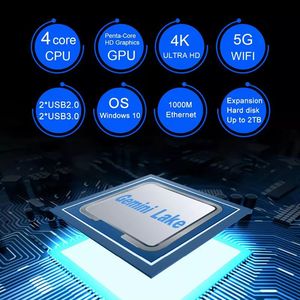 Directo de fábrica barato pequeño ordenador de sobremesa Intel Core I3 i5 i7 Dual Core Ubuntu Linux Win7 Mini PC para el hogar Oficina negocio - Product Image 5