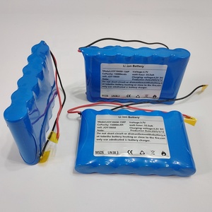 定制3.7v 7.4v 11.1v 12v 14.8v 24v可充电锂离子Icr 18650 11.1v 4400毫安时5200毫安时7800毫安时9000毫安时10Ah电池组 - Product Image 1