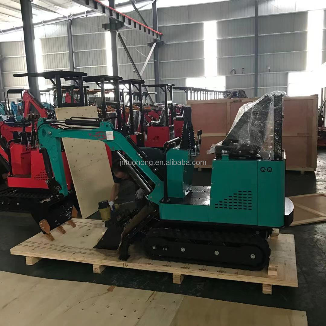 Factory cheap price 1 ton Hydraulic crawler digging micro digger mini 1t excavators