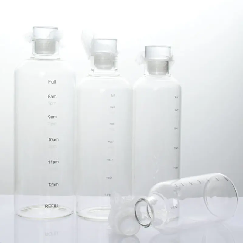 Botol kaca jus kosong 350ml 16oz 500ml borosilikat tinggi harga pabrik