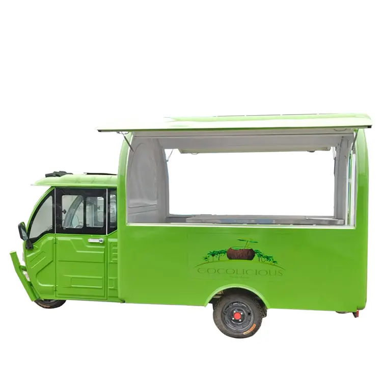 Automobile Mobile del carrello di prezzi di fabbrica su misura con il camion elettrico dell'alimento della cucina completa