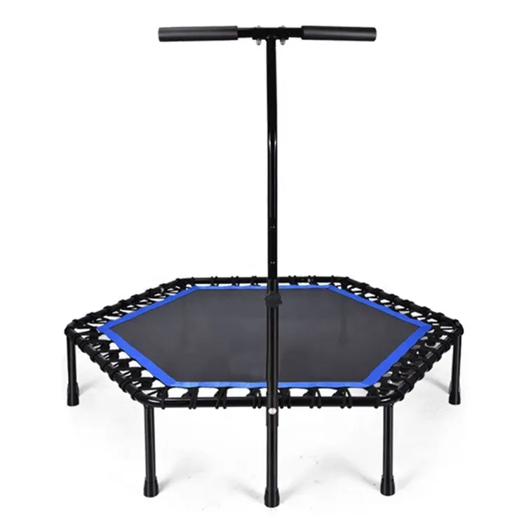 Folding Adults Indoor Exercise Trampoline Bungee Rebounder Gymnastic Workout Rectangle Fitness Jumping Bungee Mini Trampolines