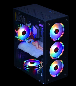 Caja de pc para juegos, armario templado rgb con precio asequible, suministro de fábrica - Product Image 2