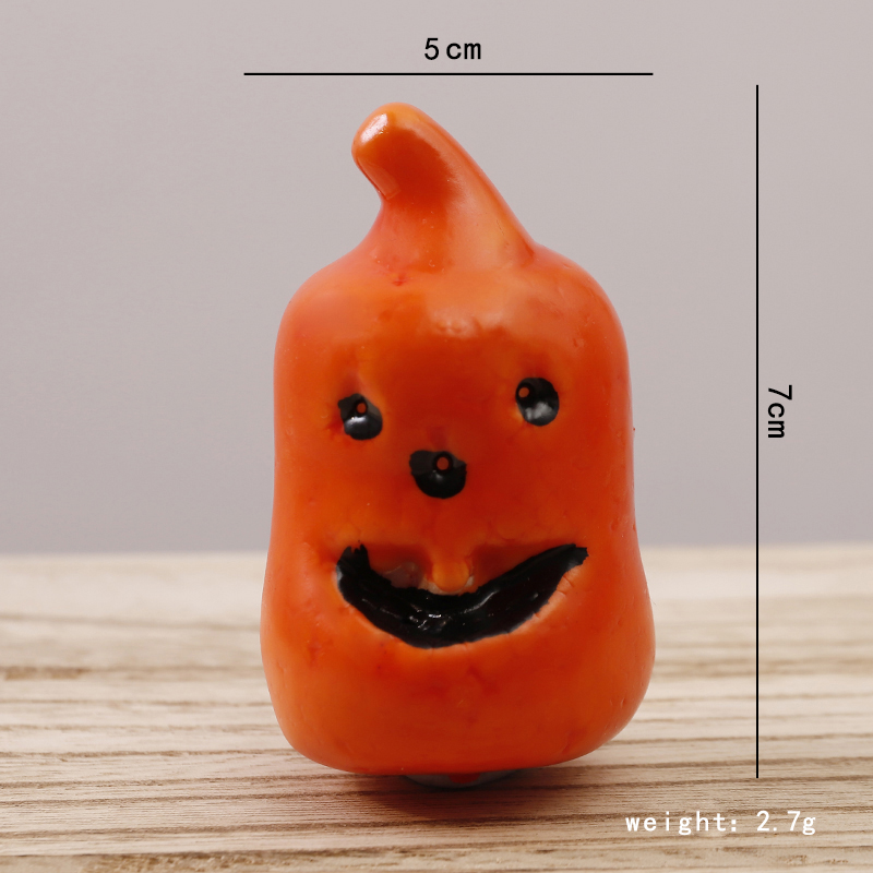 Orange-visage long citrouille