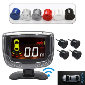 Wireless Car Parking <strong>Sensor</strong> Set <strong>LCD</strong> Display 4 Radar Probe 65dB Buzzer Alarm Backup <strong>Reversing</strong> Parktronic Monitor Detector <strong>System</strong> - Product Image 3