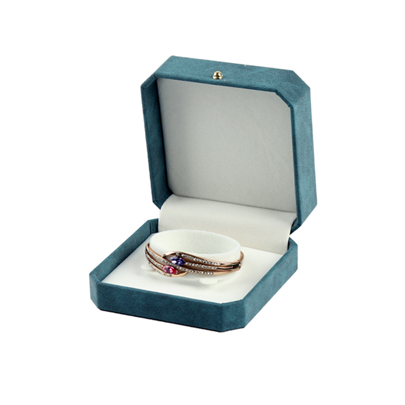 Boîte de bracelet cyan