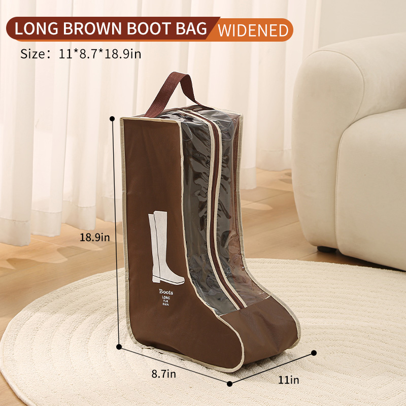 Sac de rangement pour bottes hautes marron