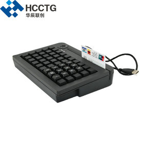 50 Keys USB Programming POS <strong>Keyboard</strong> with Magnetic Stripe Card Reader KB50M - Product Image 3