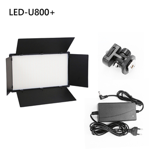 U600 + LED Video işığı paneli 3200K 5600K CRI 90 + stüdyo fotoğraf için 2 metre Tripod standı yüksek parlaklık ile LED Video çekim - Product Image 5