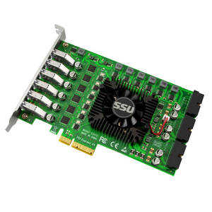 Adaptador USB 3,0 PCI Express, tarjeta controladora para captura de vídeo de cámara, PCI e a 12 puertos USB 3, tarjeta de expansión de 6 canales USB3 PCIe x4 - Product Image 2