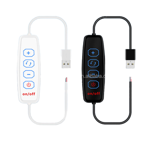 Cable USB de atenuación LED tricolor de 2M, controlador de 4 teclas, 2CH, negro, blanco, bajo, 12V, PWM para interruptor Manual de interior, atenuador de luz bicolor - Product Image 4