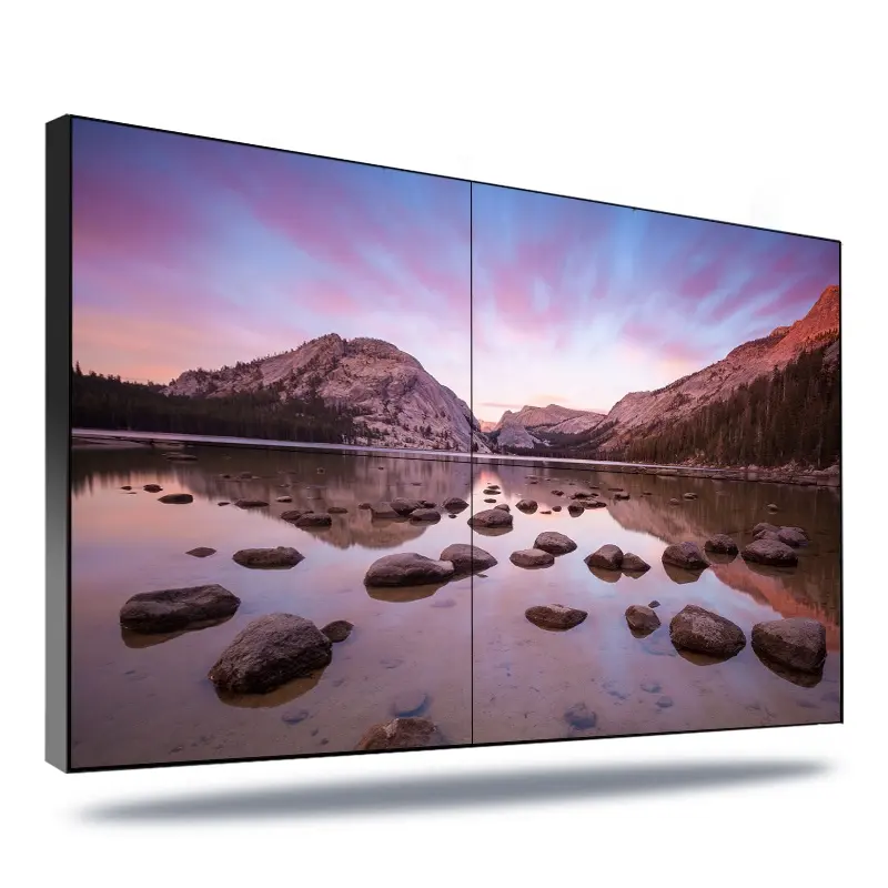 Hbyбыл продвижение 55 дюймовый напольный стоячий LG Панель Блок Телевизор на стене 500 нит Дешевые lcd видеостены ЖК-дисплей для торгового центра