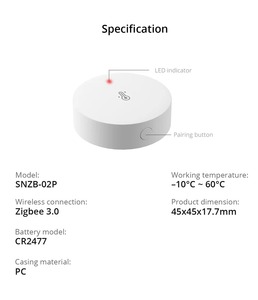 SONOFF SNZB-02P ZigBee-Temperatur-Feuchtigkeit sensor Hochgenauer Alarm Smart Scene über eWeLink Arbeiten mit mehreren Gateways - Product Image 6