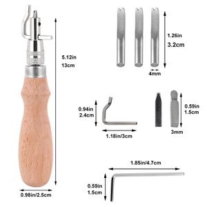 En iyi satış deri aracı ayarlanabilir dikiş aracı deri DIY aracı kesici groover için deri leather ayarlanabilir groover - Product Image 2