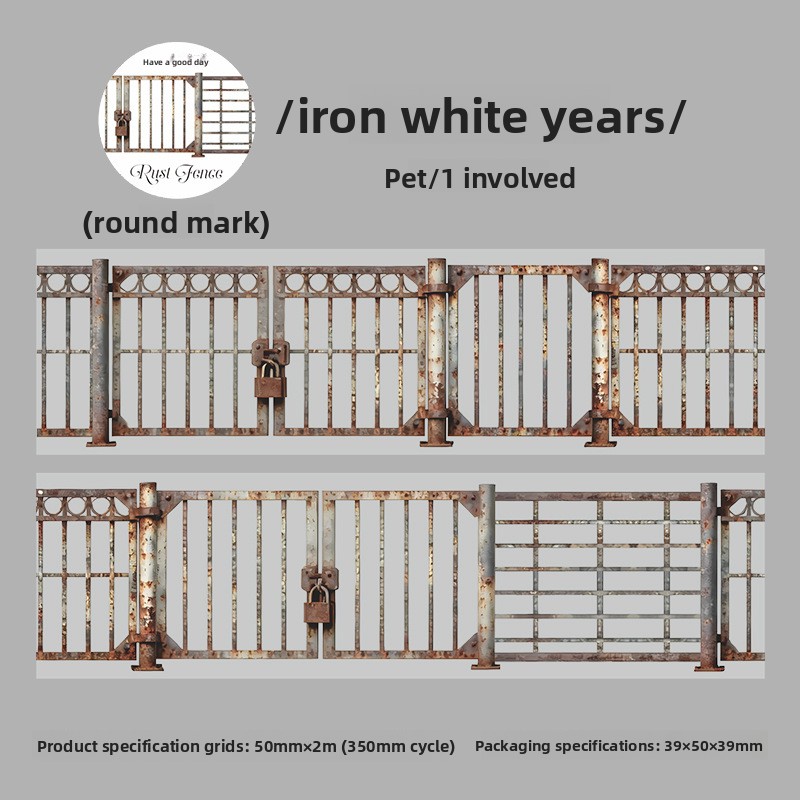 C Iron-White Years gray