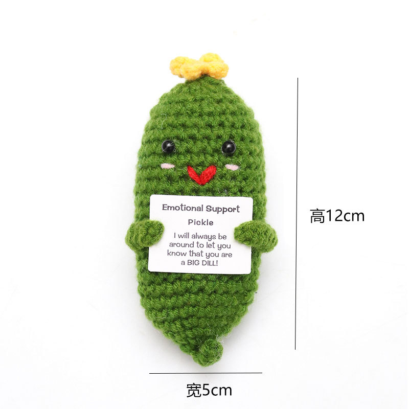 Tarjeta electrónica de pepino verde Qiuxiang + flor amarilla