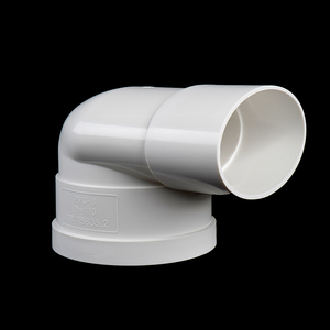 फैक्टरी मूल्य pvc पाइप पॉलिश सतह उपचार के साथ 90 डिग्री कोहनी - Product Image 3