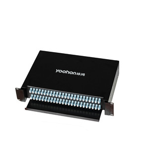 1u 2u 19&quot; 4 8 16 32 <strong>64</strong> Rack Mount Chassis Type Fiber Optic PLC Splitter - Product Image 4