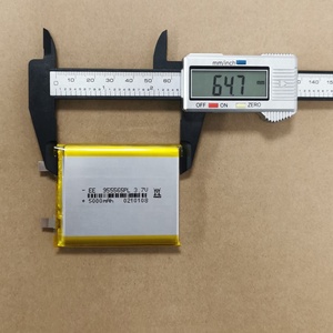 Lipo şarj edilebilir piller 105080 105085 105573 104770 656090 6060100 955565 lityum polimer pil 5000mah 3.7v 18.5wh - Product Image 2