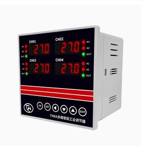 Controlador de temperatura multicanal THKA, probador de inspección de grado industrial, pantalla de temperatura Modbus RS485 de 4 canales - Product Image 1