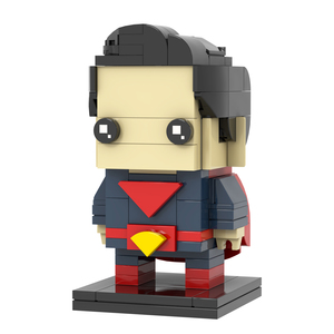 Moc7572 Clark Kent 188PCS vuông đầu gạch siêu anh hùng nhân vật hạt lắp ráp DIY xây dựng mô hình khối trẻ em Quà Tặng đồ chơi - Product Image 1
