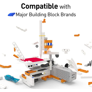 Free shipping 30 in1 Coding Lernen Ideales Geschenk DIY WeDo Super Bot Programmierung Pädagogische STEM Bausteine Roboter Spielzeug für Kinder