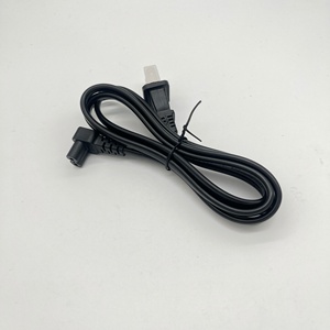Aşağı açı C7 ile 1.5m siyah polarize olmayan nispt-2 güç kablosu - Product Image 4
