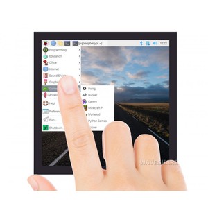 4-дюймовый квадратный емкостный сенсорный экран LCD (C) для Raspberry Pi, 720x720, DPI, IPS, крышка из закаленного стекла, низкая мощность - Product Image 6
