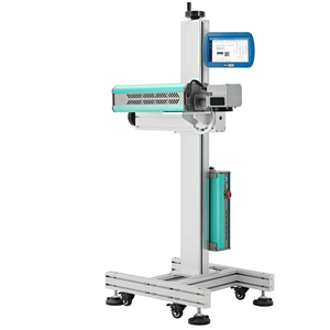 Macchina di codifica Laser CO2 Online per Pet plastica per bere bottiglia di stampa data di produzione stampante Laser - Product Image 1