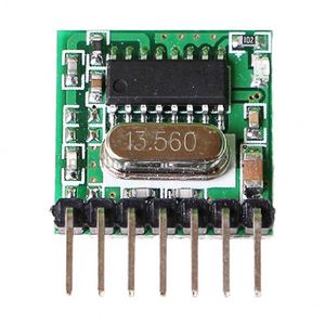 Receptor y transmisor inalámbrico de 433 Mhz, Control remoto, código de aprendizaje, módulo de decodificación 1527, salida de 4 canales con botón de aprendizaje - Product Image 2