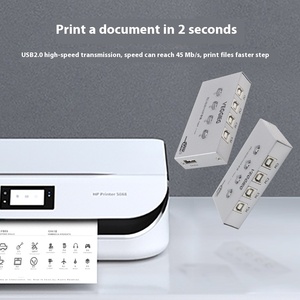 USB2.0 Switcher/Sharer for Multi-<strong>Computer</strong> Desktop Note <strong>Printer</strong> Sharing Automatic Switching for Office 5Gbps Speed Stock