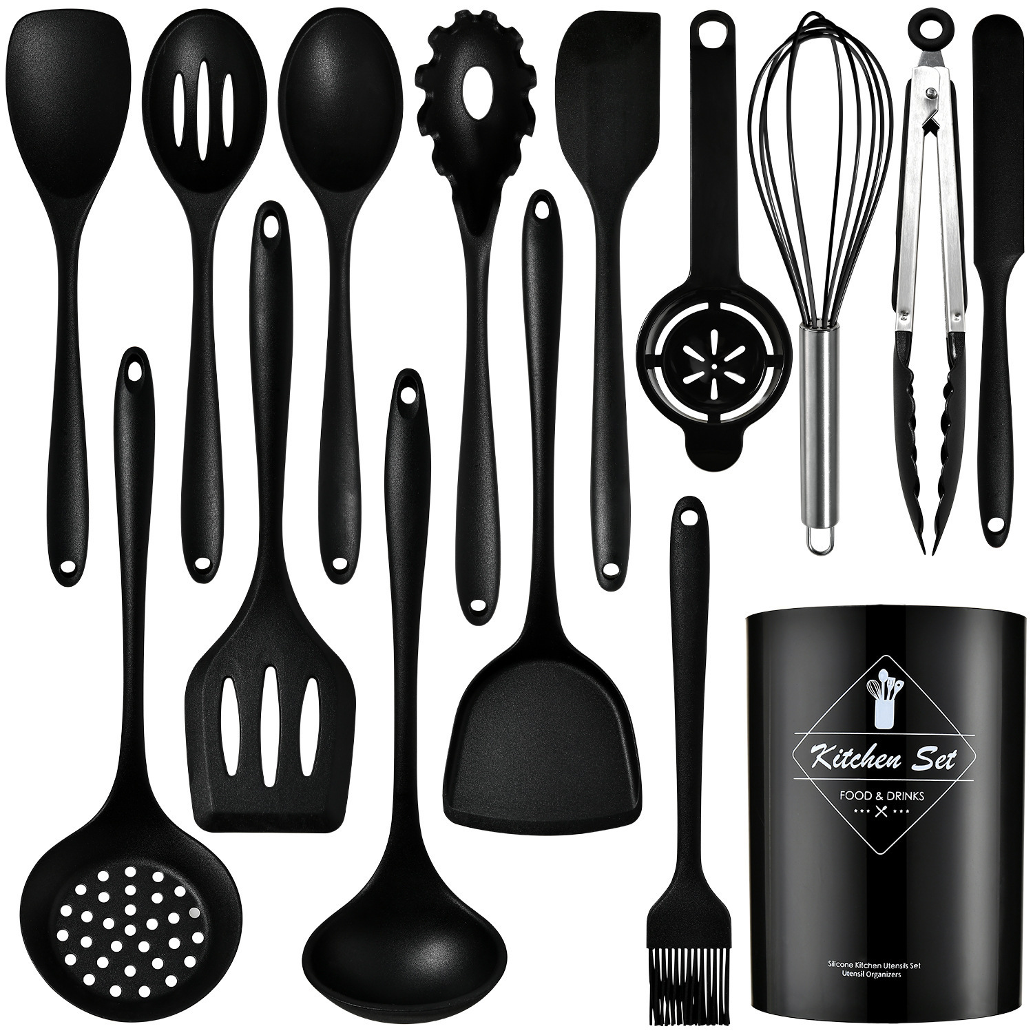 Black 15-piece set