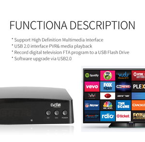 Francia 4K sintonizzatore tv dvb di vendita caldo dvbt2 supporto wifi dvbt2 set top box decoder ricevitore dvbt2 - Product Image 6