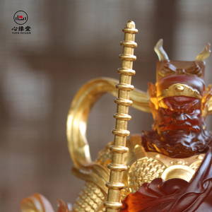 Tượng Phật pha lê thủ công cao cấp, thiền định Phật giáo, trang trí nhà cửa, phong thủy, tượng Phật cổ điển Trung Quốc - Product Image 6