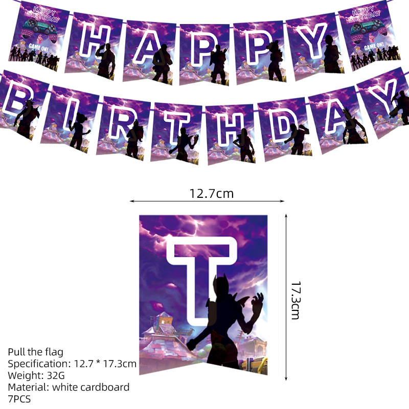 1pc HAPPY BIRTHDAY banner