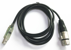 USB-zu-DMX-Schnitts telle adapter RS485-Konverter Seriell 3PIN XLR LED DMX512 Freestyler-Software PC-zu-Stage-Control-Dimmer kabel