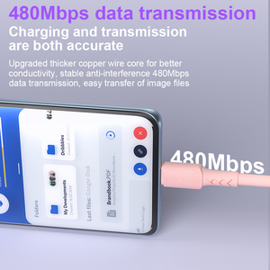 KINGLEEN 1m <strong>Nice</strong> Usb Cable 6A Fast Charging Data Cable Micro/ip/type-c Color - Product Image 3