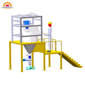 Robuste Bag Dump Station Automatisches Entlade system für kleine Beutel mit vibrierendem Sichter - Product Image 5