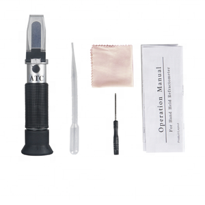 Medidor De Concentração De Açúcar Refratômetro Handheld 0-32% Sacarímetro Brix Sugar Tester Frutas Uvas ATC - Product Image 6