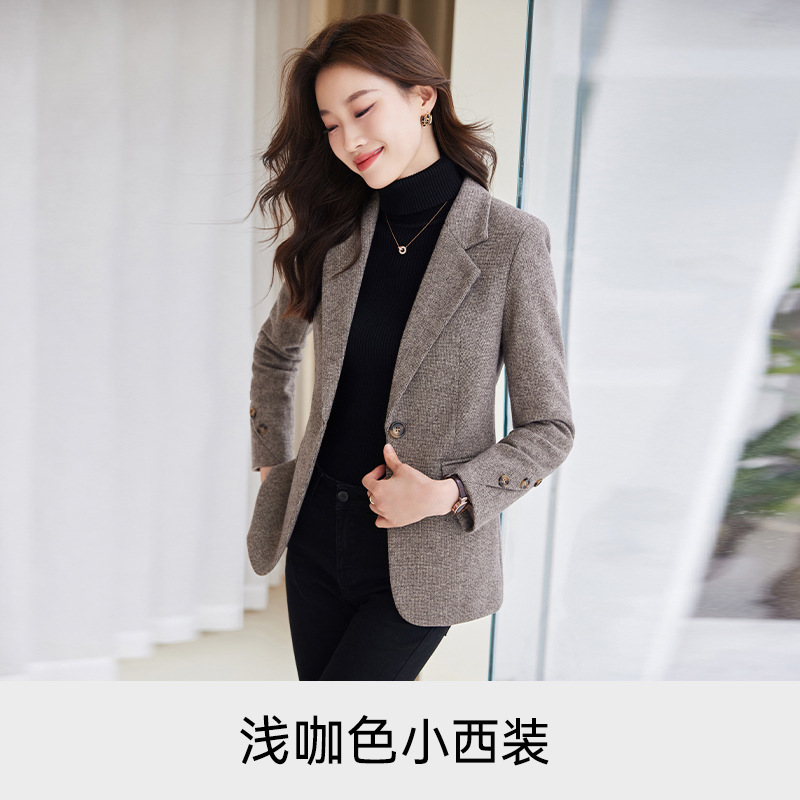 Light brown suit