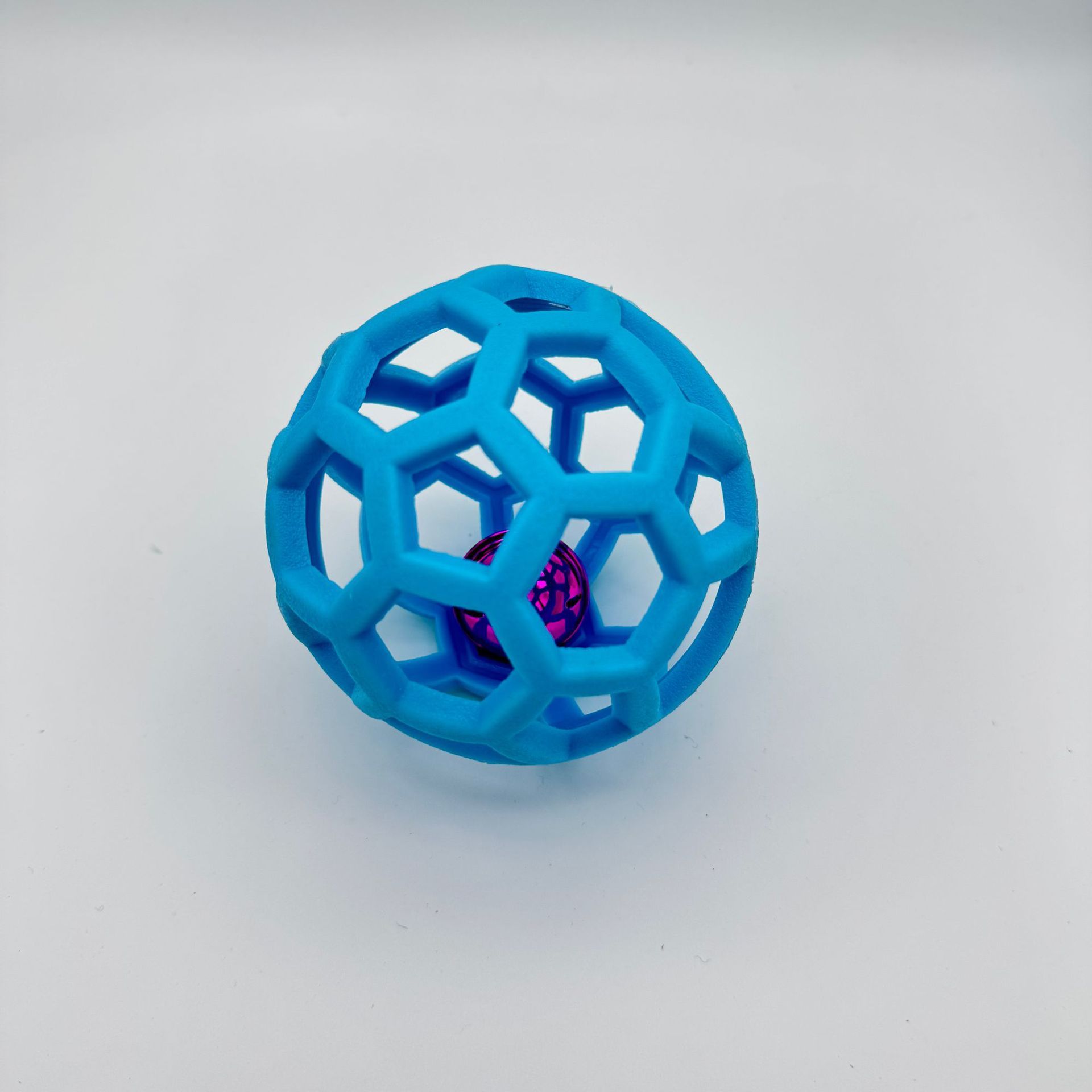 Bola de campana azul con campana.