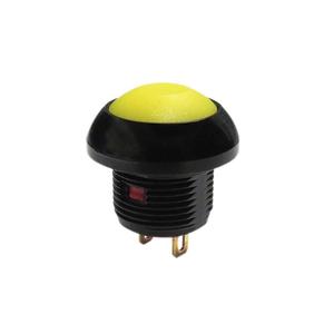 Pulsante a cupola interruttore a pulsante a LED 12mm auto-Reset/autobloccante IP67 Mini interruttore a pulsante impermeabile - Product Image 4