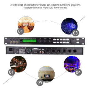 Berase X5 Sound Mixer Professional <strong>Audio</strong> Processor Pre-Effect Digital Preamp Effect with PC <strong>Software</strong> - Product Image 4