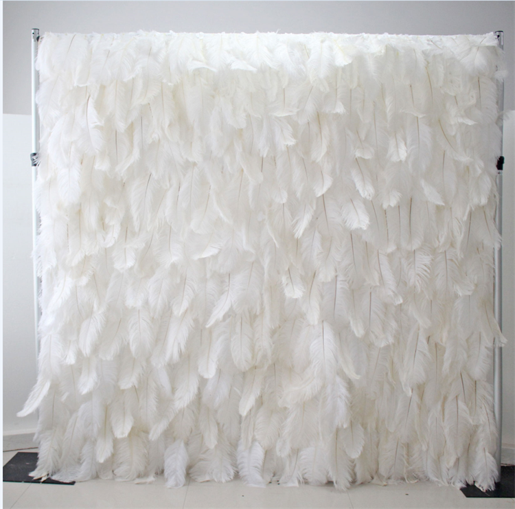 Mur de plumes blanches 02