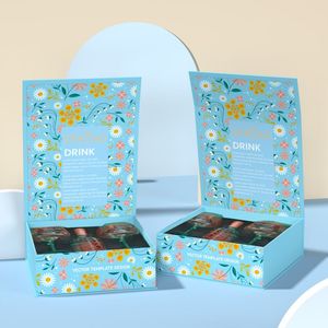 定制可重复使用礼品包装双瓶便宜纸板纸红酒盒纸板六红酒啤酒包装盒 - Product Image 3
