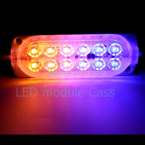 Çift renk yanıp sönen led modülü smd 2835, 10533 IP65 led araba ışıkları tabela 2.4w l 12v led modülü 24v ,LST led modülü - Product Image 2
