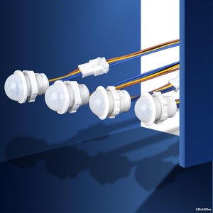 HoneyFly-Interruptor de Sensor de movimiento, dispositivo de encendido/apagado automático de luz infrarroja, ajustable, 40W, 100-240V, 3-6M