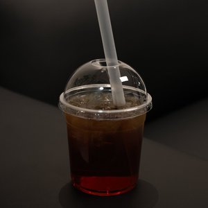 Küçük Morderm özelleştirilmiş renk 98mm1 8oz plastik bardaklar sert plastik yuvarlak bardak kubbe kapaklı - Product Image 3