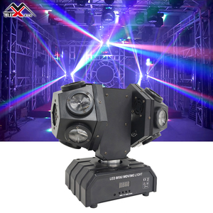Pro Music Dj Stage Light Red Green Laser Projector Dmx <strong>Led</strong> 10w*12pcs RGBW Double Arm Moving Head Beam Disco Laser Light for KTV - Product Image 2